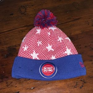Detroit Pistons New Era Winter Hat